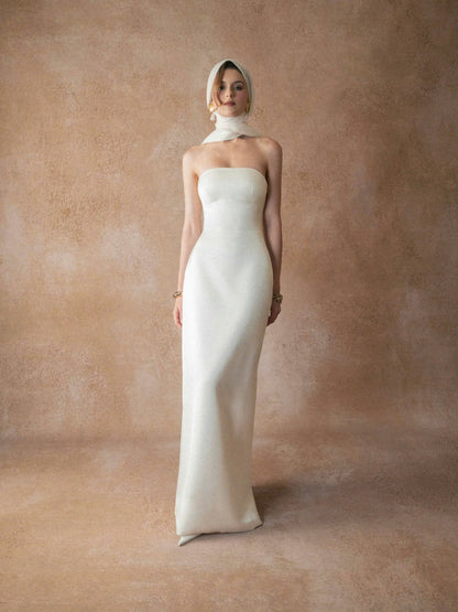 Kisserine Mivora Gown - White