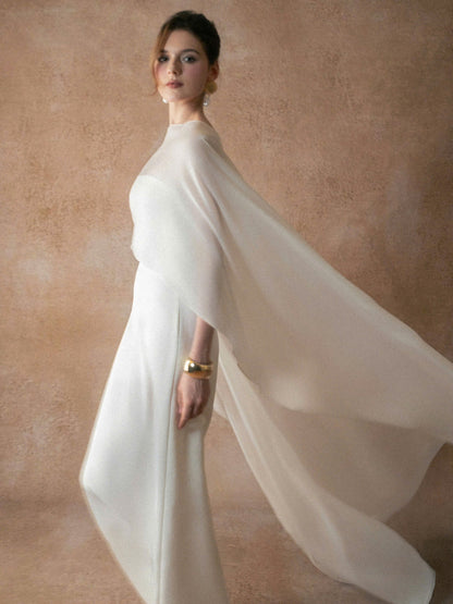 Kisserine Mivora Gown - White