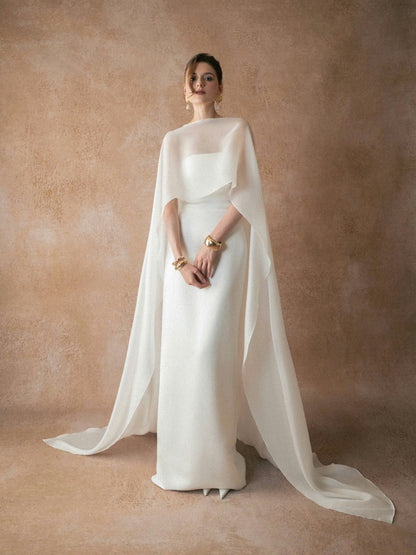 Kisserine Mivora Gown - White