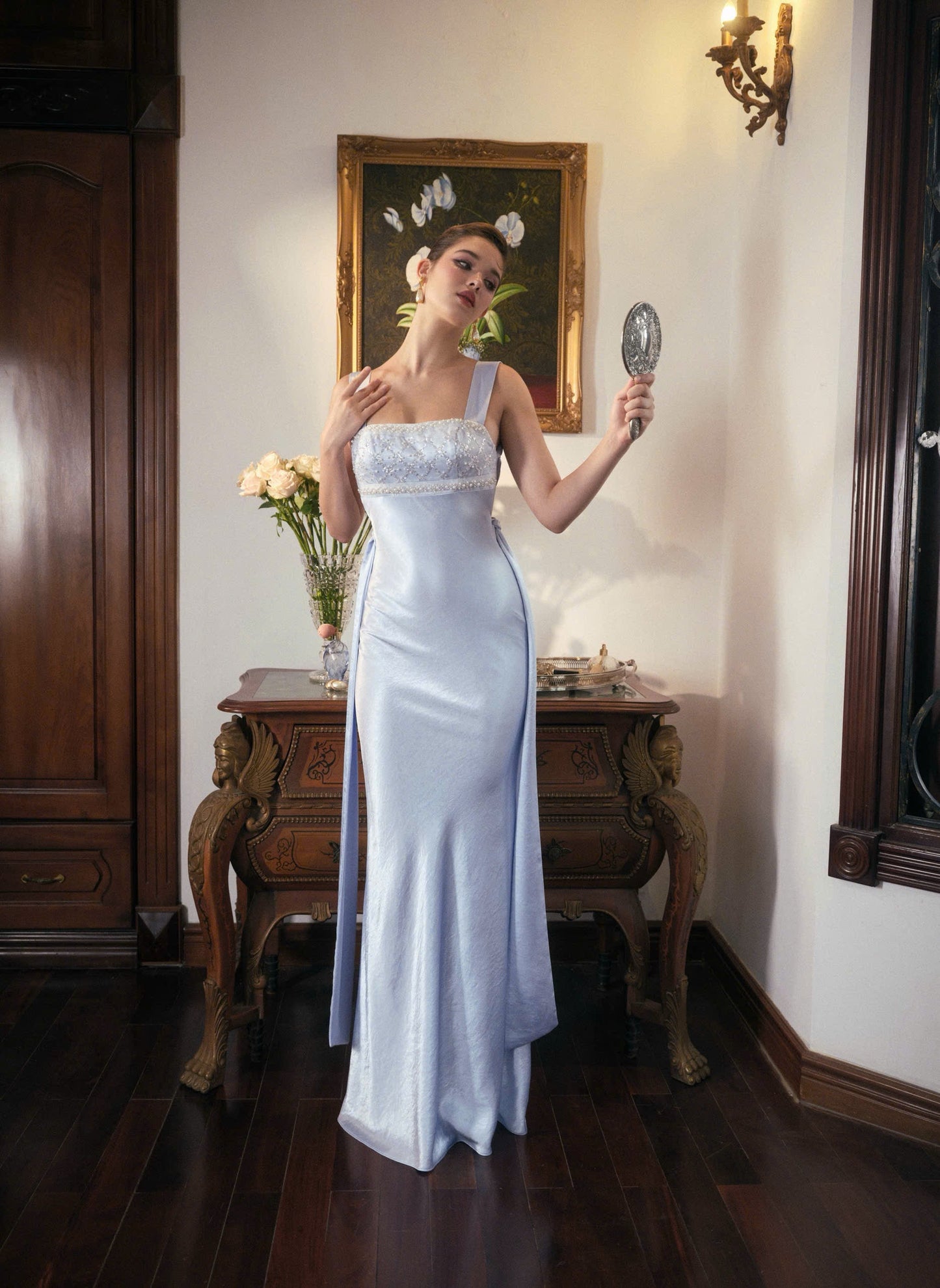 Kisserine Renaisee Dress - Baby Blue
