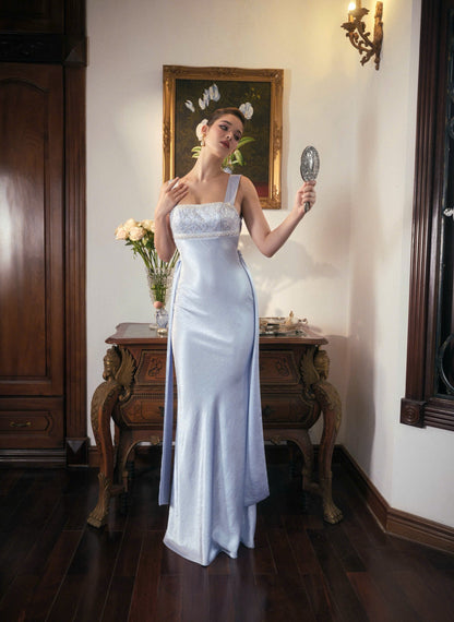 Kisserine Renaisee Dress - Baby Blue