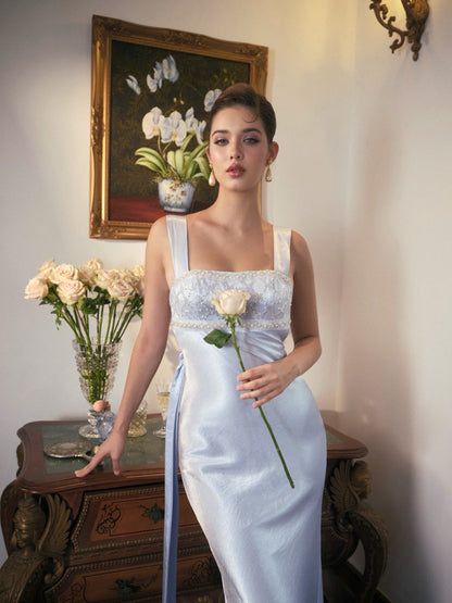 Kisserine Renaisee Dress - Baby Blue