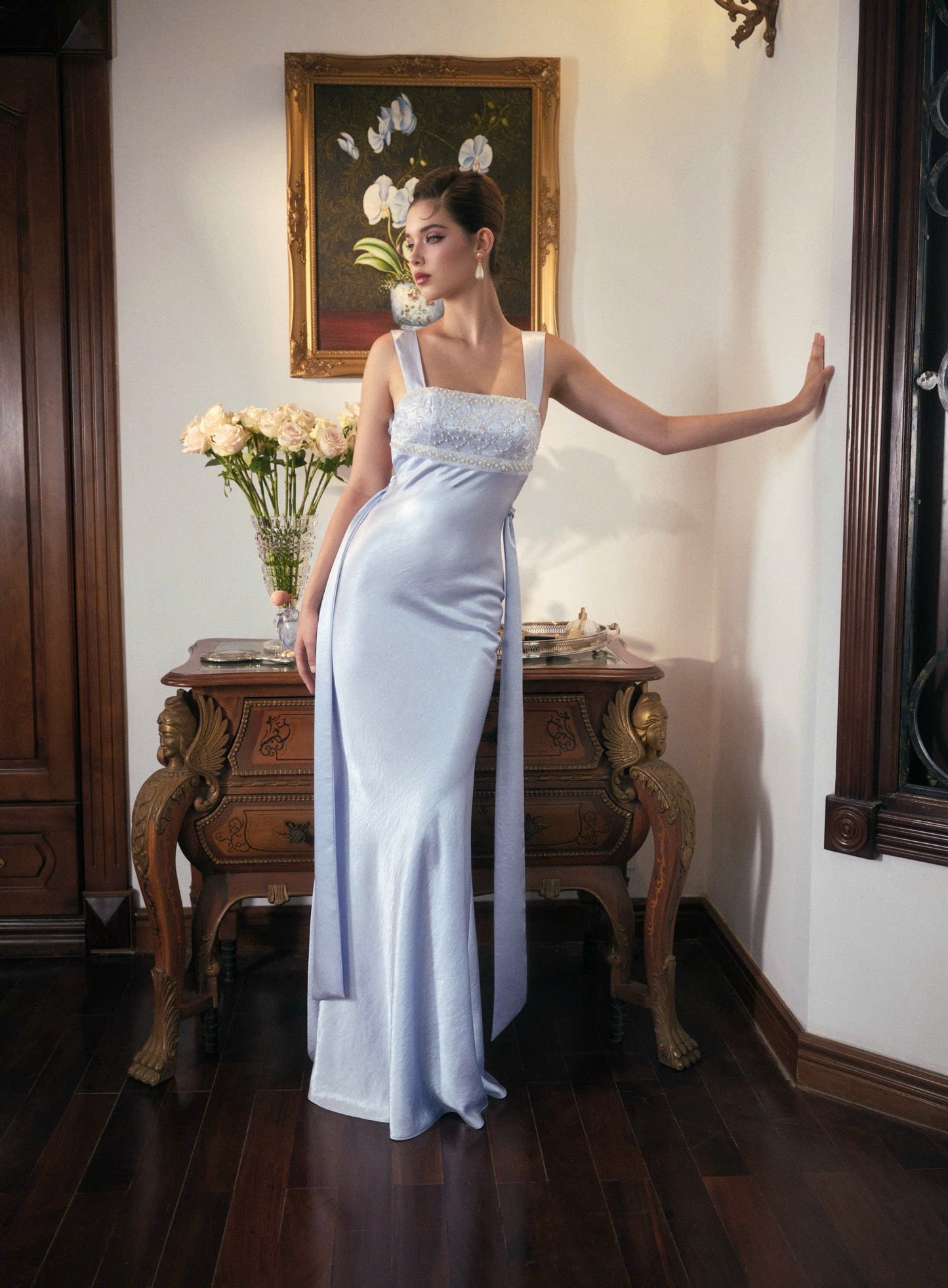 Kisserine Renaisee Dress - Baby Blue