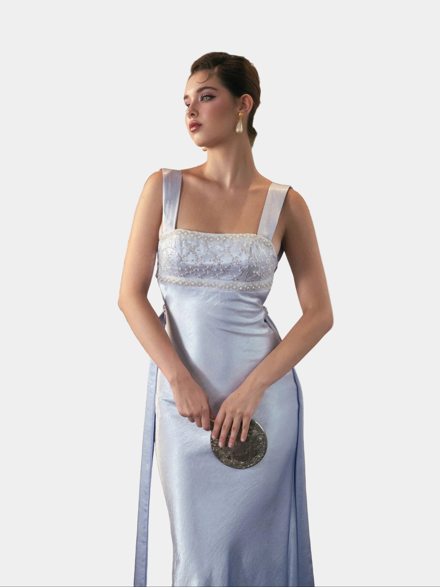 Kisserine Renaisee Dress - Baby Blue