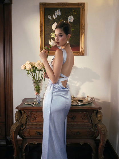 Kisserine Renaisee Dress - Baby Blue