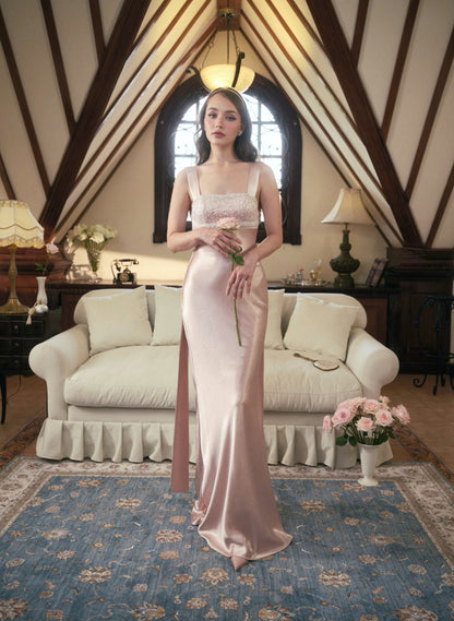 Kisserine Renaisee Dress - Coral Pink