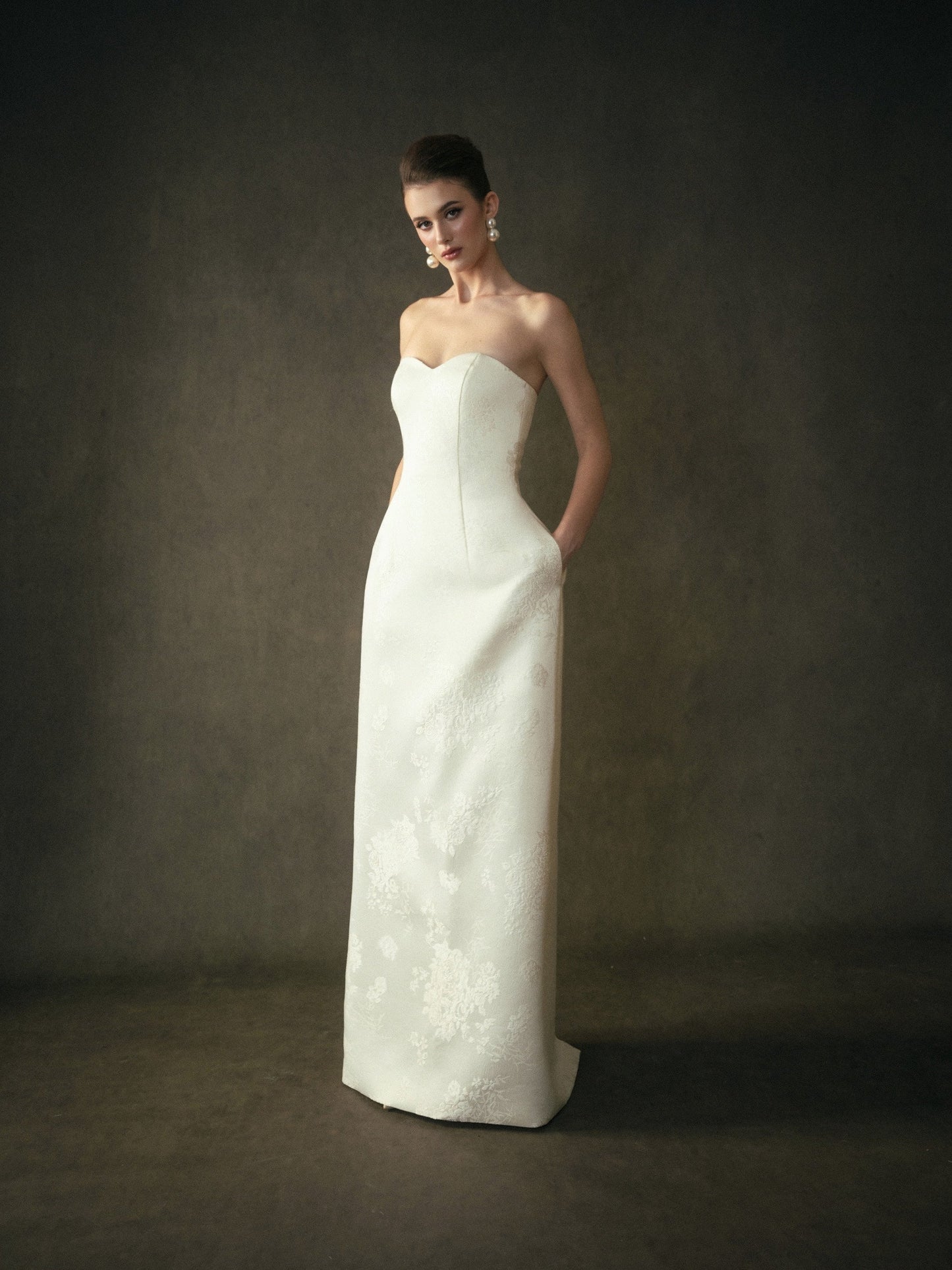 Kisserine Yvonne Dress - Ivory White