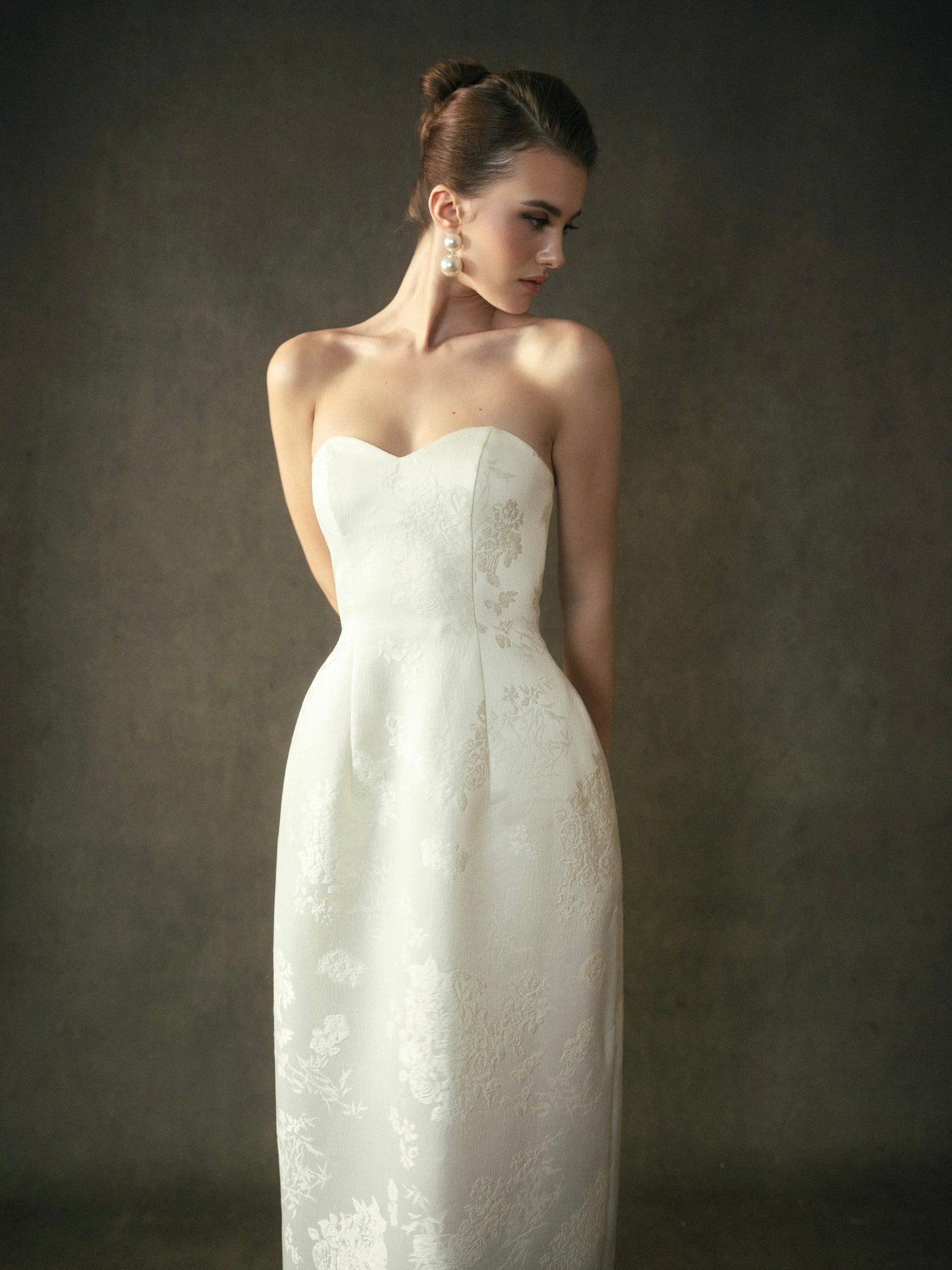 Kisserine Yvonne Dress - Ivory White