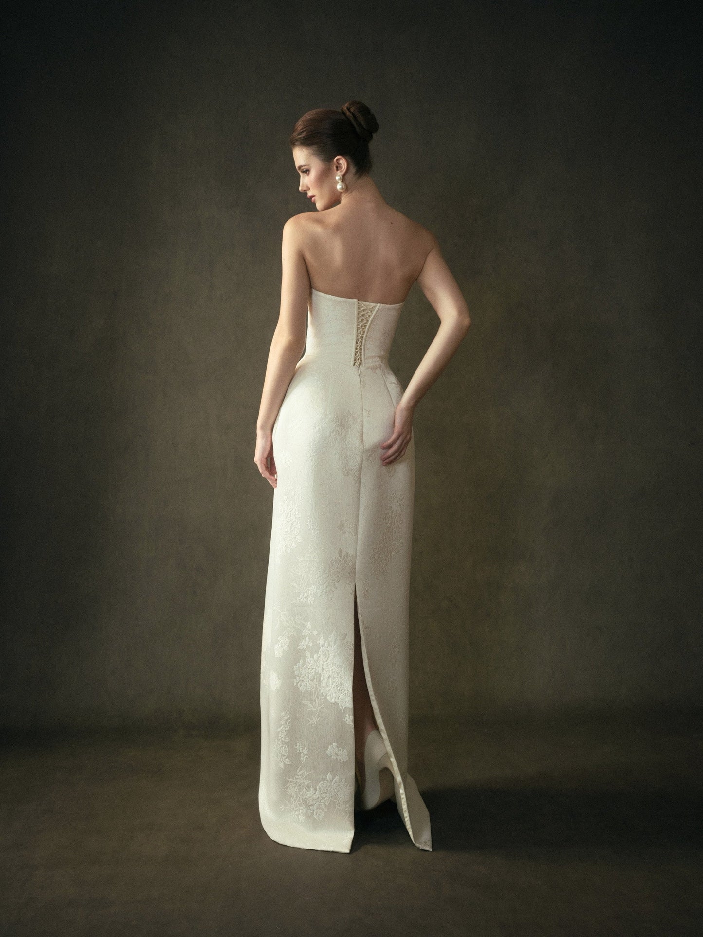 Kisserine Yvonne Dress - Ivory White
