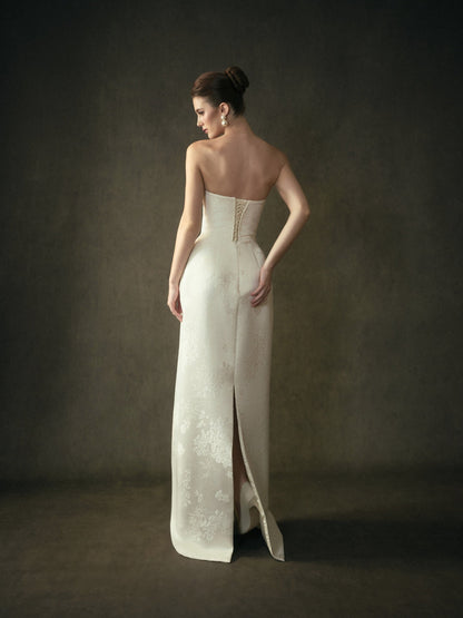 Kisserine Yvonne Dress - Ivory White