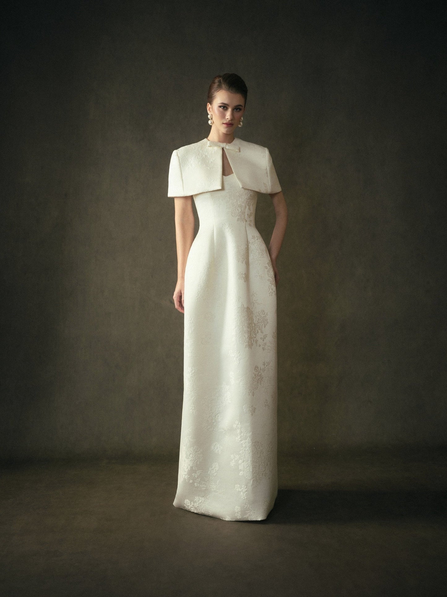 Kisserine Yvonne Dress - Ivory White