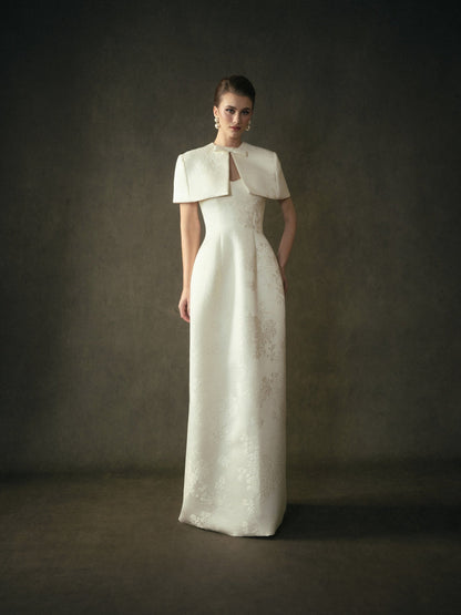 Kisserine Yvonne Dress - Ivory White