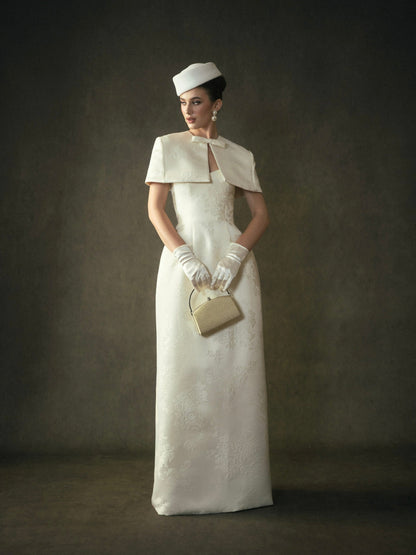 Kisserine Yvonne Dress - Ivory White