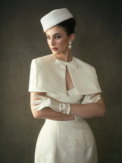 Kisserine Yvonne Dress - Ivory White