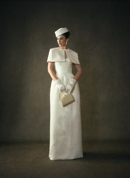 Kisserine Yvonne Dress - Ivory White