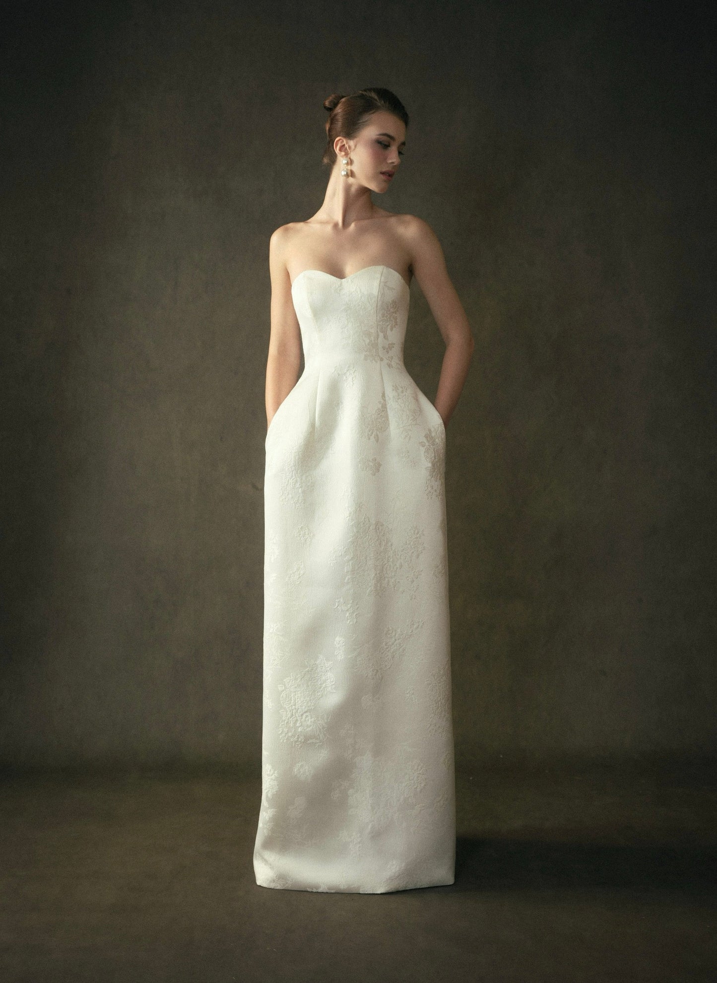 Kisserine Yvonne Dress - Ivory White