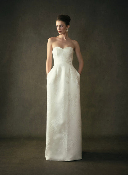 Kisserine Yvonne Dress - Ivory White