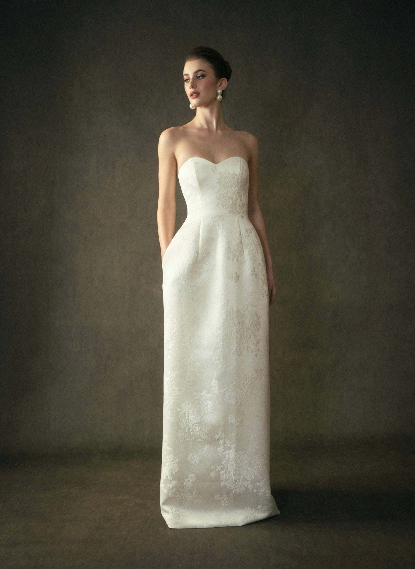Kisserine Yvonne Dress - Ivory White