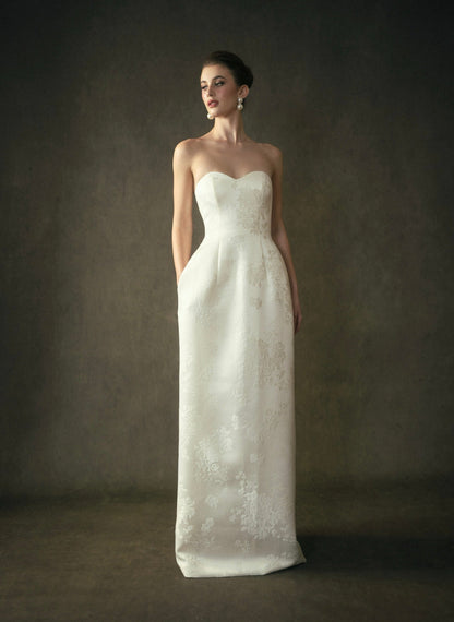 Kisserine Yvonne Dress - Ivory White