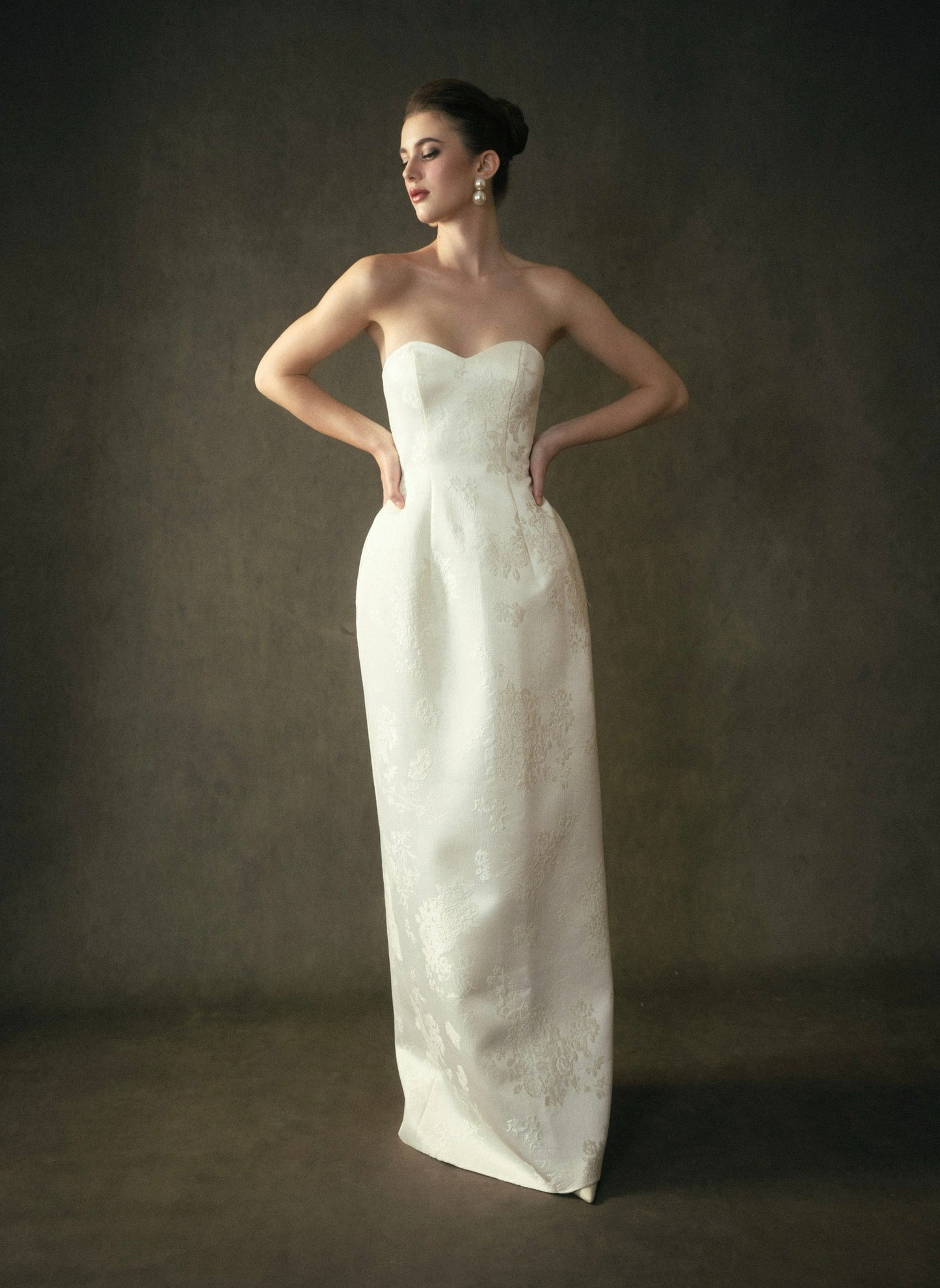 Kisserine Yvonne Dress - Ivory White