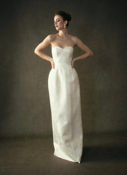 Kisserine Yvonne Dress - Ivory White