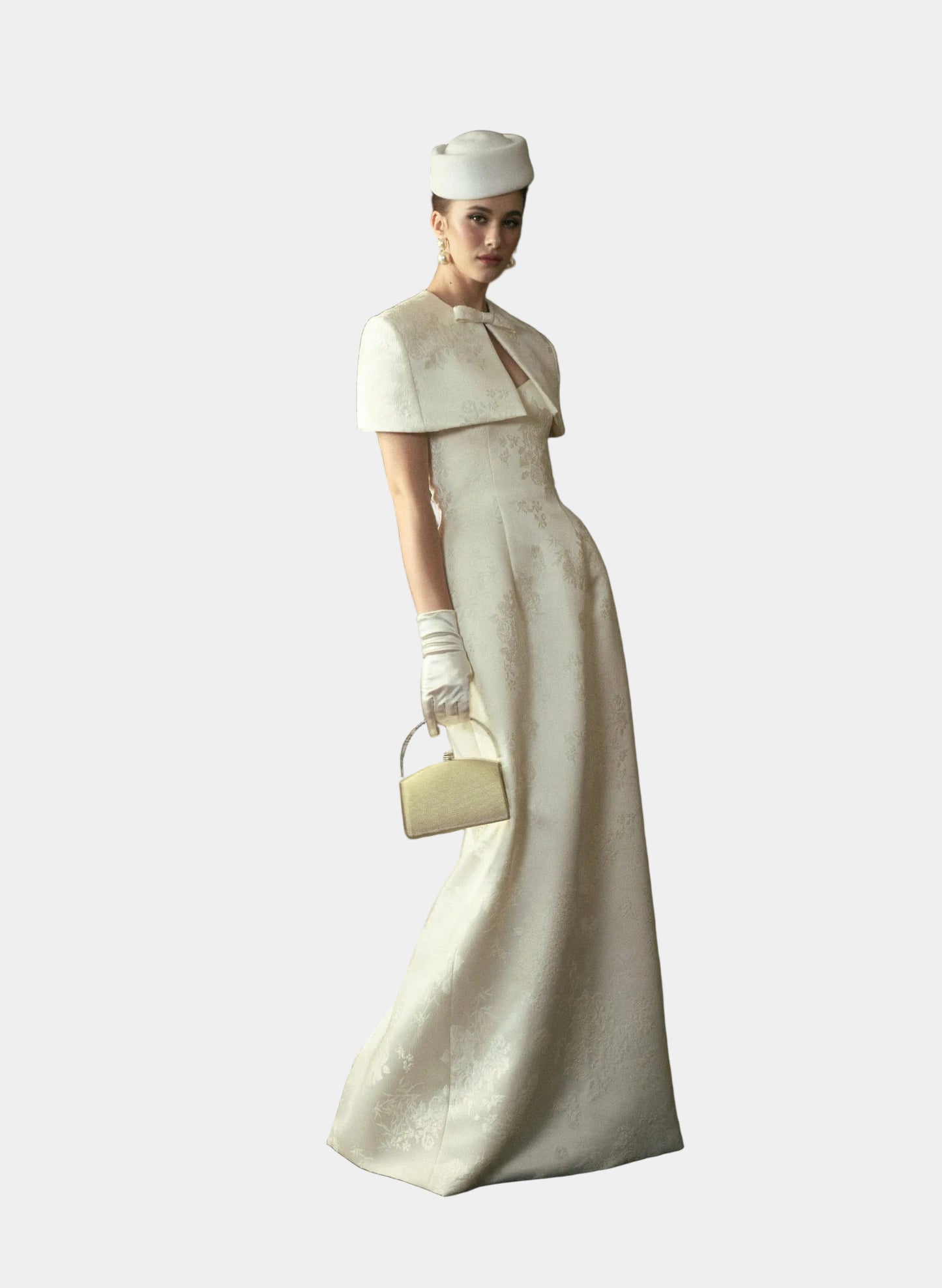 Kisserine Yvonne Dress - Ivory White