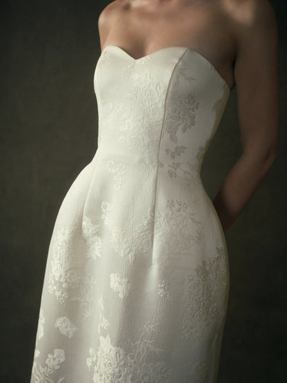 Kisserine Yvonne Dress - Ivory White