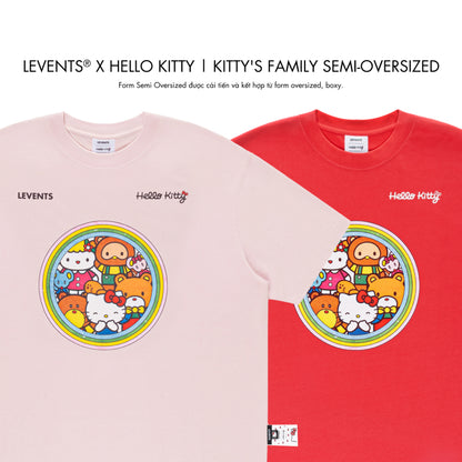 Levents Kitty'S Family Semi-Oversized Tee