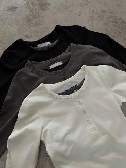 Calem Club Layered Button Top