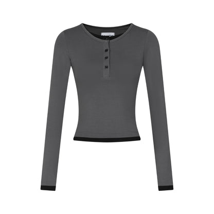 Calem Club Layered Button Top