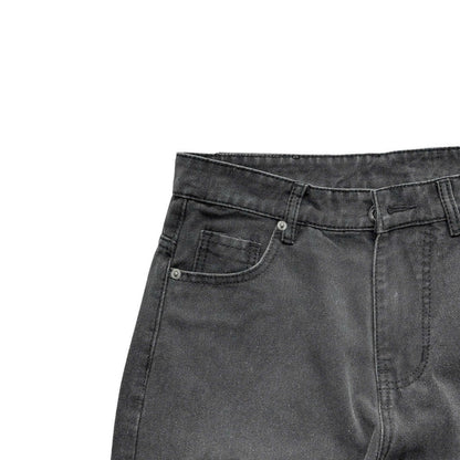 WHOSE Light Grey Wide Straight Jeans (Pre-order)