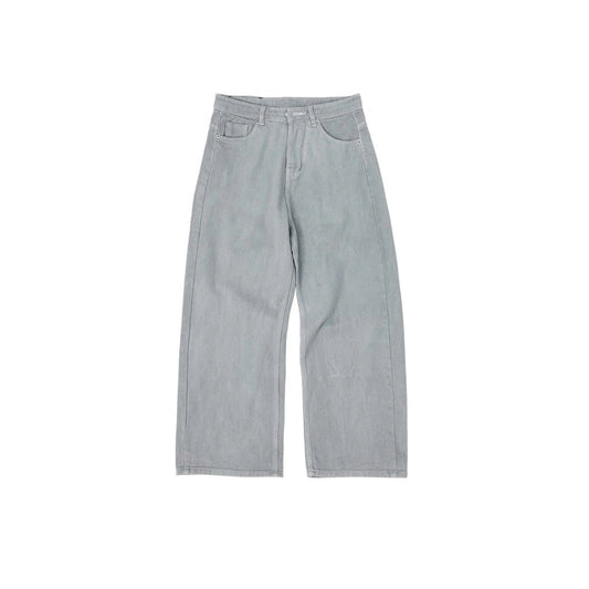 WHOSE Light Smoke Wide Straight Jeans (Pre-order)