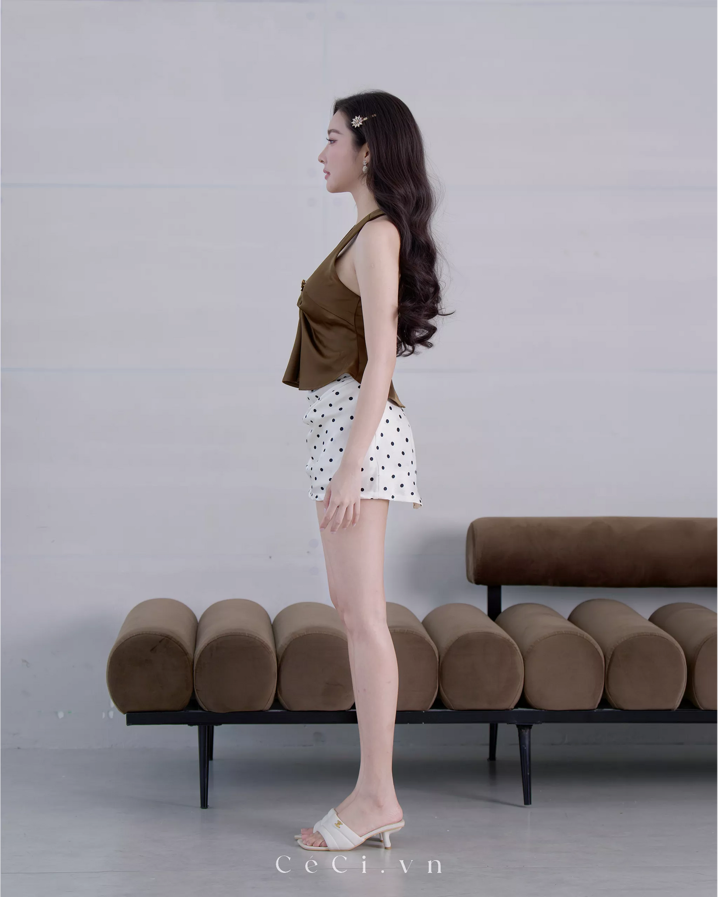 Ceci Lira Top - Mocha Glow
