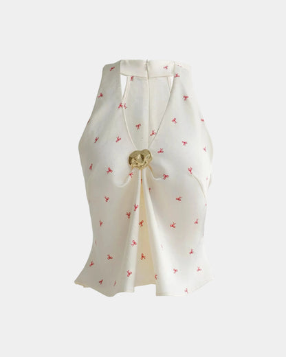 Ceci Lira Top - Petite Bow