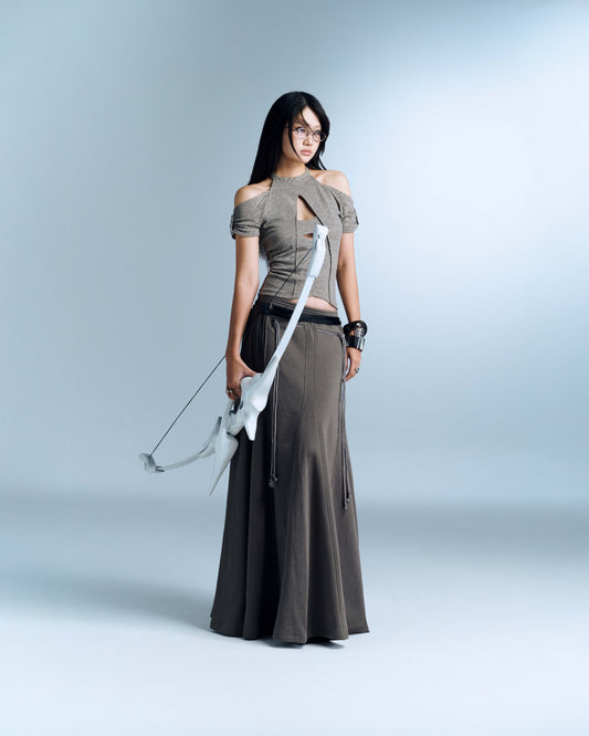 Bunny Hill Lobelia Top - Grey (Pre-order)
