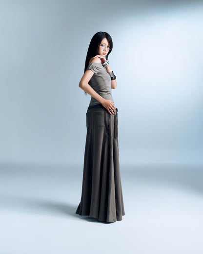 Bunny Hill Lobelia Top - Grey (Pre-order)