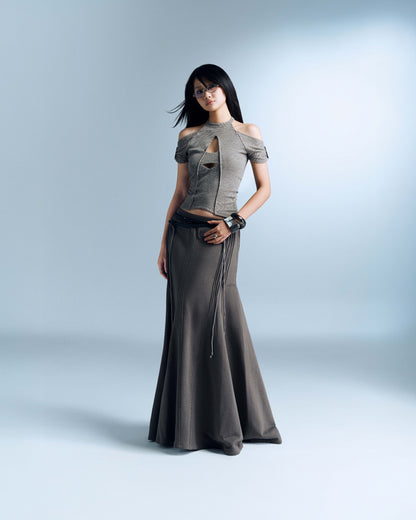 Bunny Hill Lobelia Top - Grey (Pre-order)