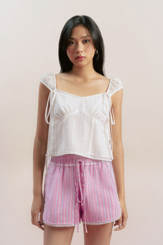 Libe Lace Bow Top (Pre-order)
