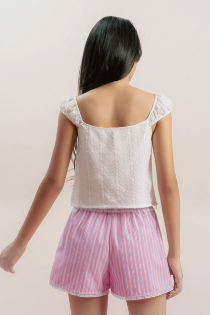 Libe Lace Bow Top (Pre-order)