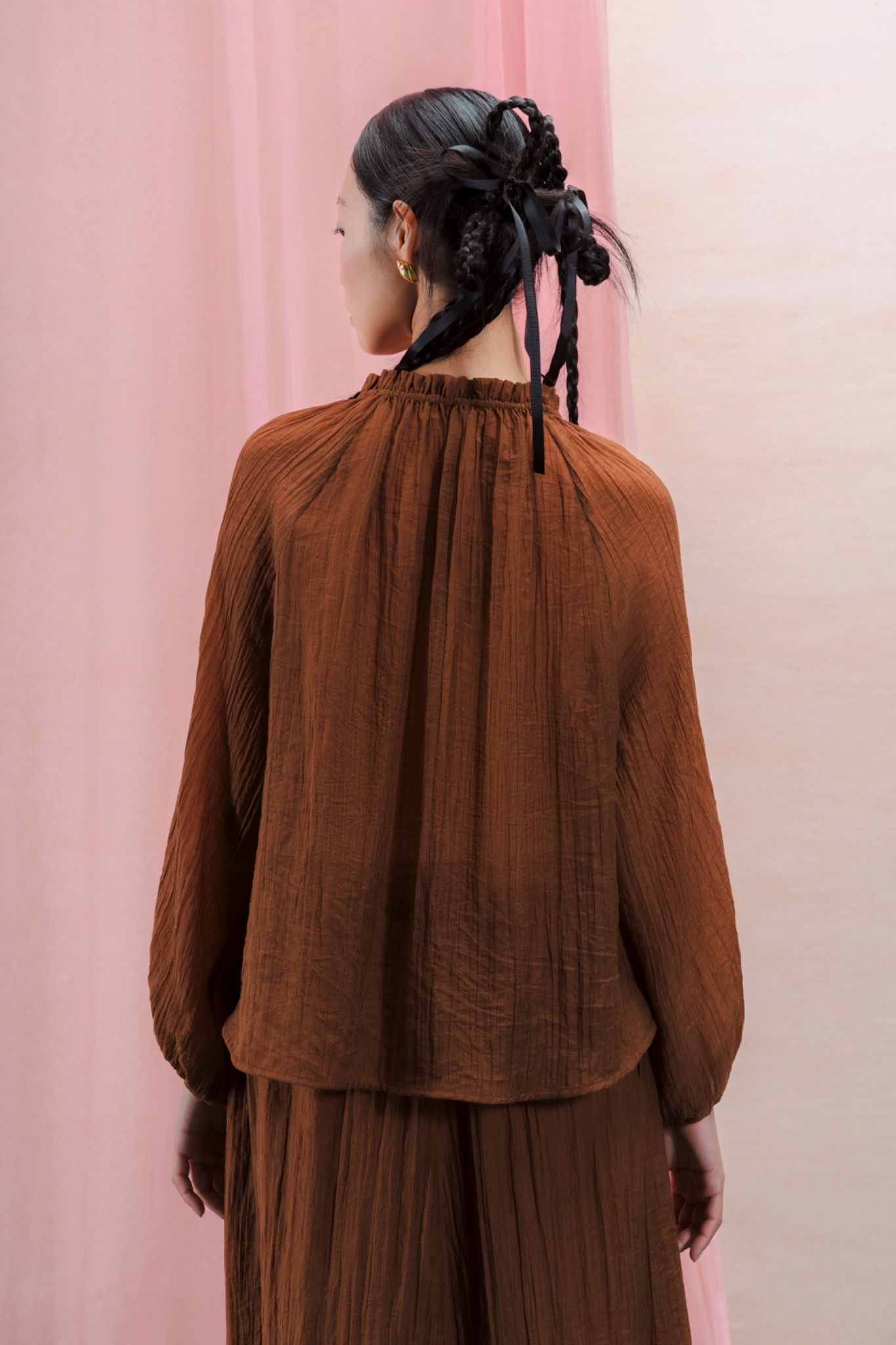 Libe Lantern Sleeves Blouse (Pre-order)