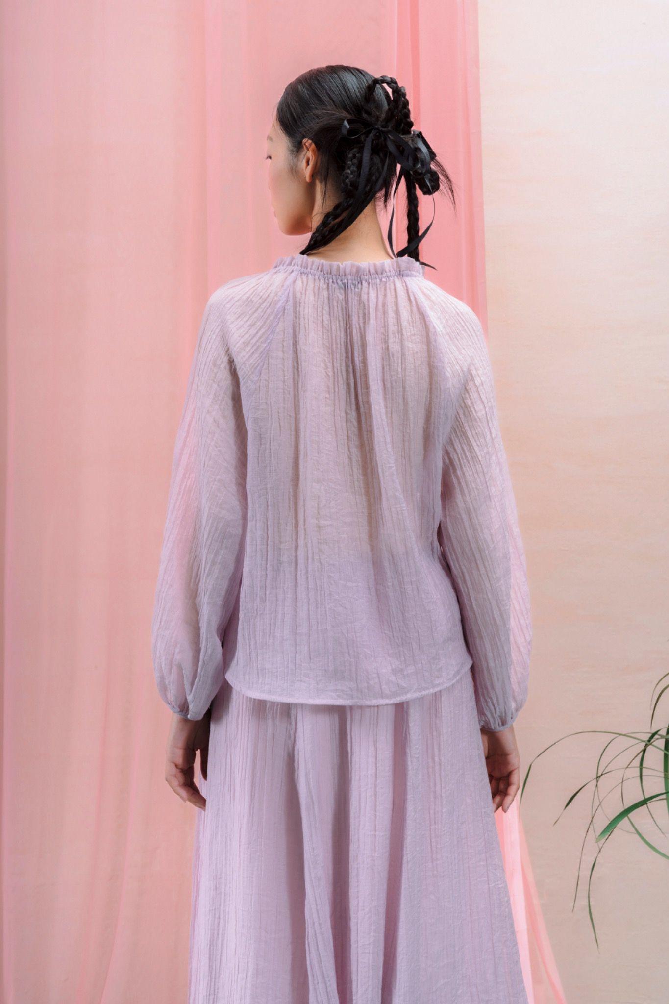 Libe Lantern Sleeves Blouse (Pre-order)