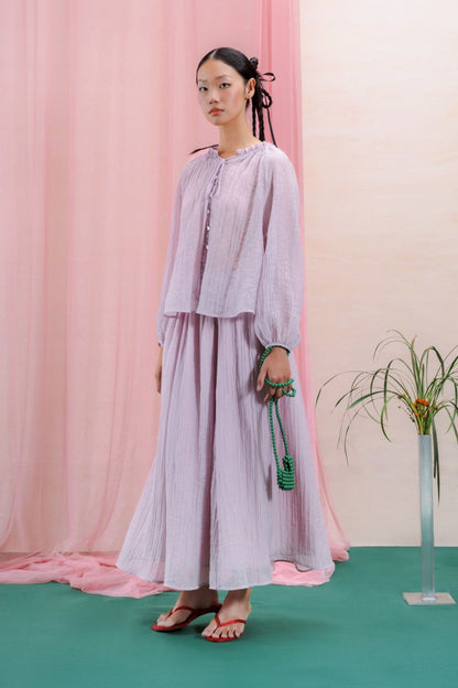 Libe Lantern Sleeves Blouse (Pre-order)