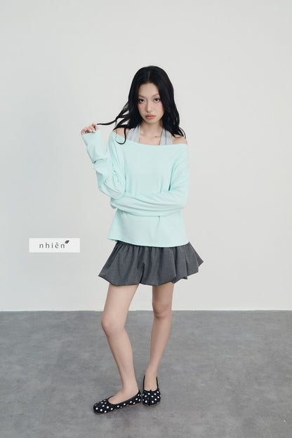 Nhien Vintage Larimar Top