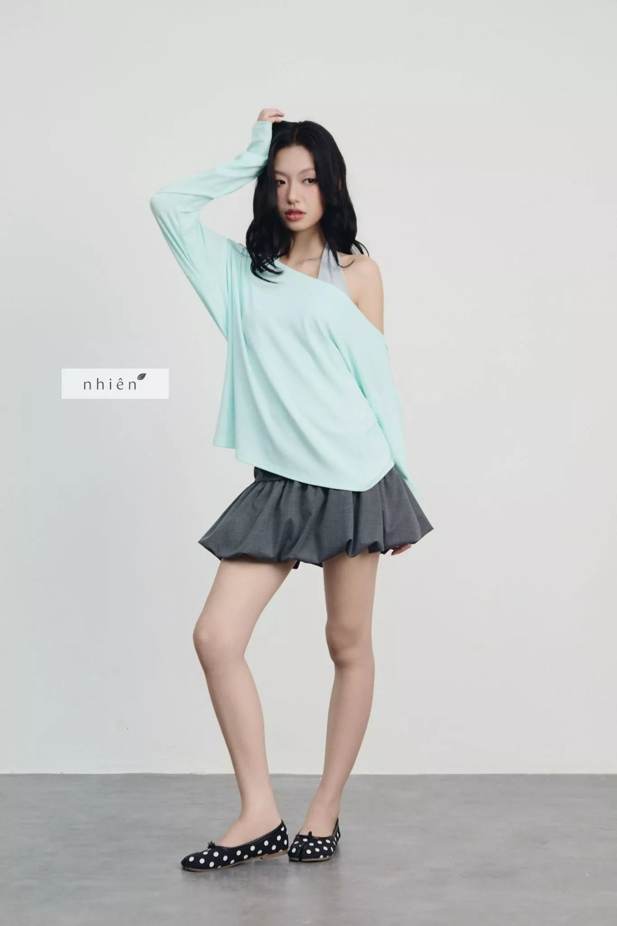 Nhien Vintage Larimar Top