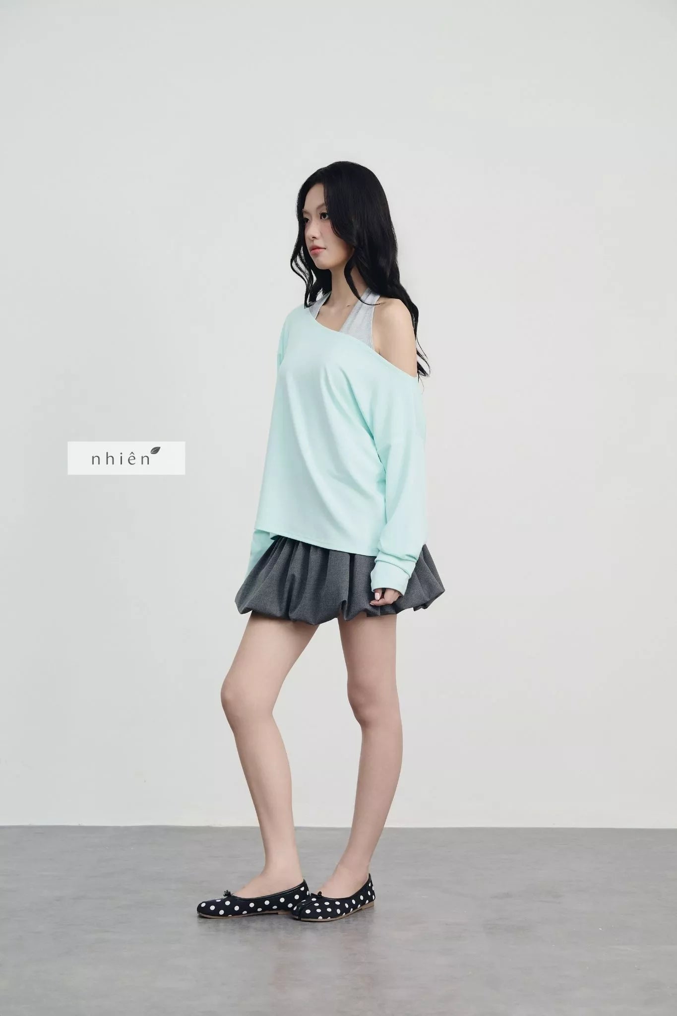 Nhien Vintage Larimar Top