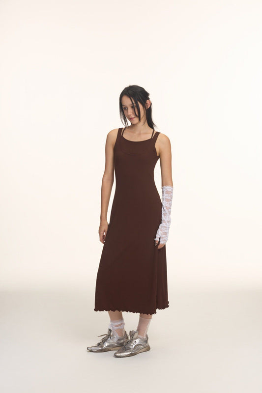 Libe Layered Midi Dress (Pre-order)