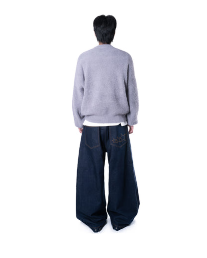 Levents Seasonal Fur Knit Boxy Sweater