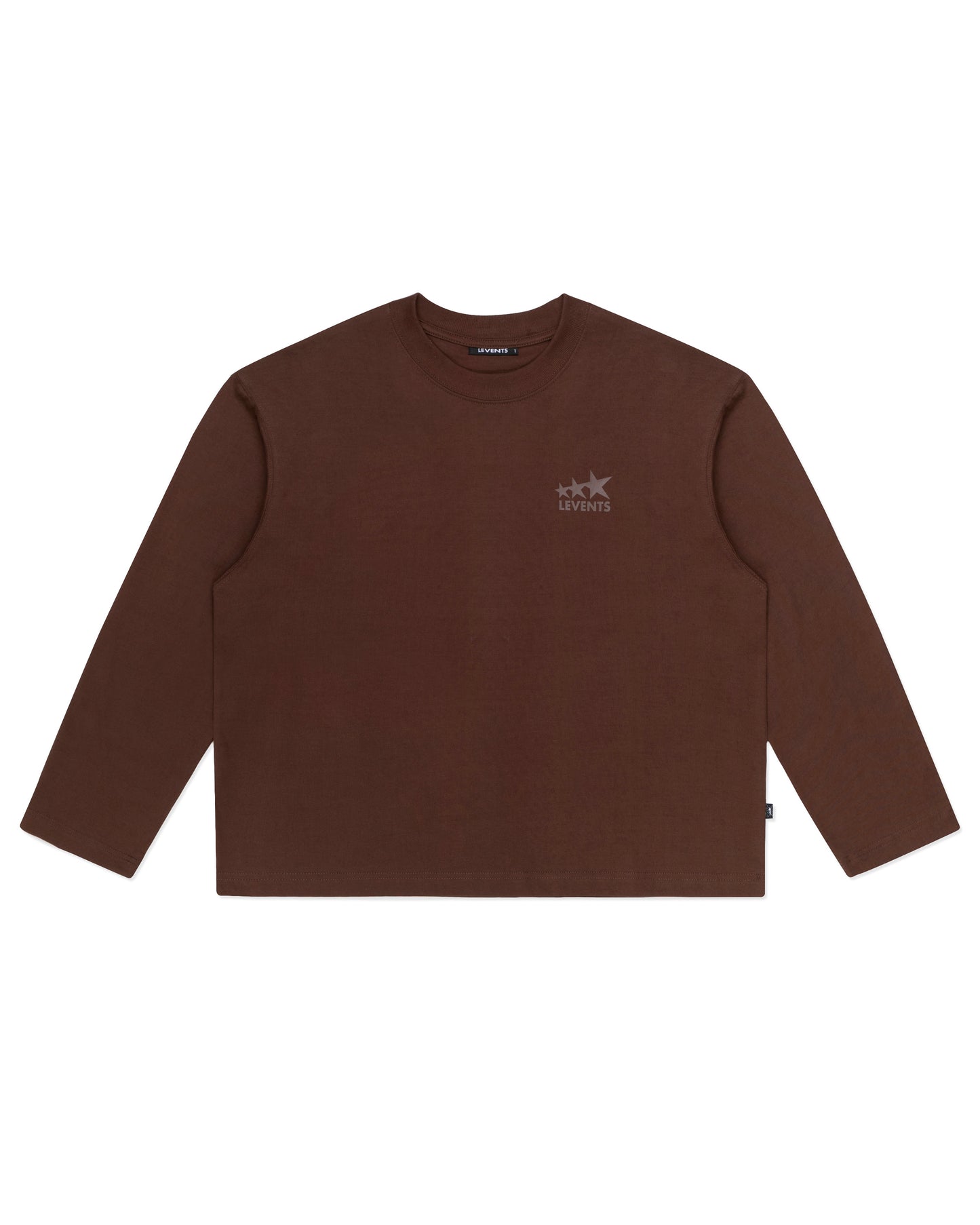 Levents Signature Logo Long Sleeve Boxy Tee