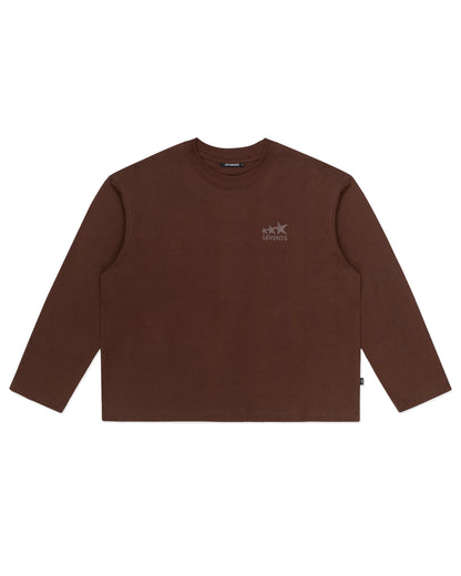 Levents Signature Logo Long Sleeve Boxy Tee