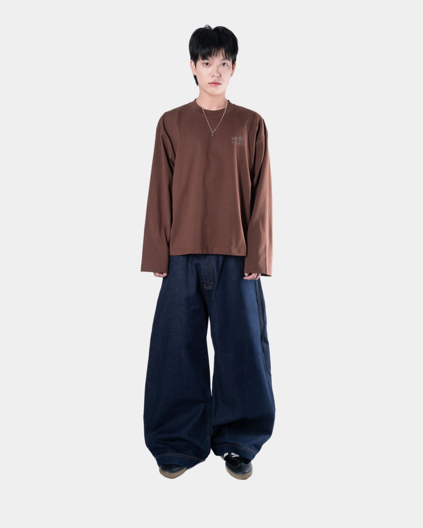 Levents Signature Logo Long Sleeve Boxy Tee